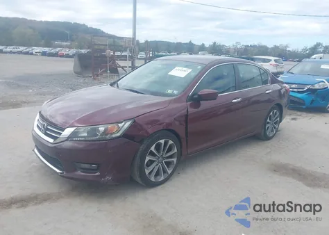2015 Honda Accord Sport z USA, uszkodzony, nr VIN 1HGCR2F52FA017713